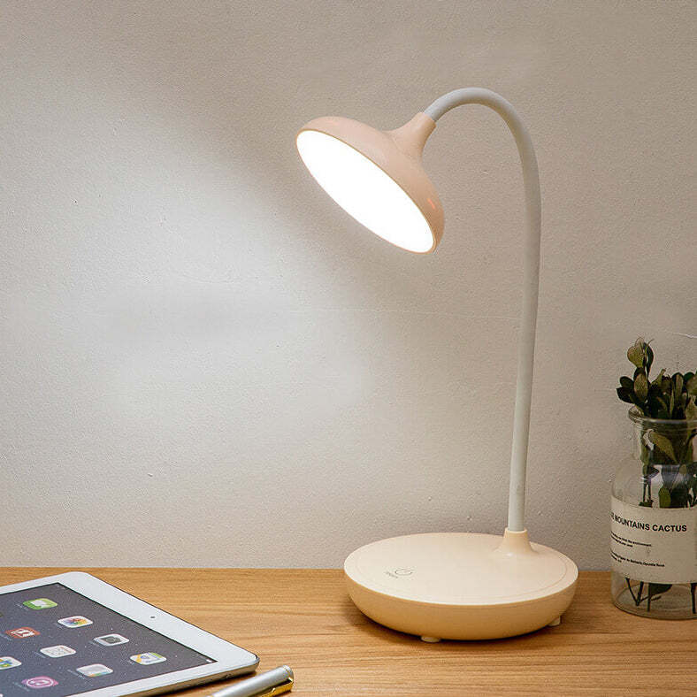 Modern Macaron Touch Multifunctional Rechargeable LED Desk Lamp