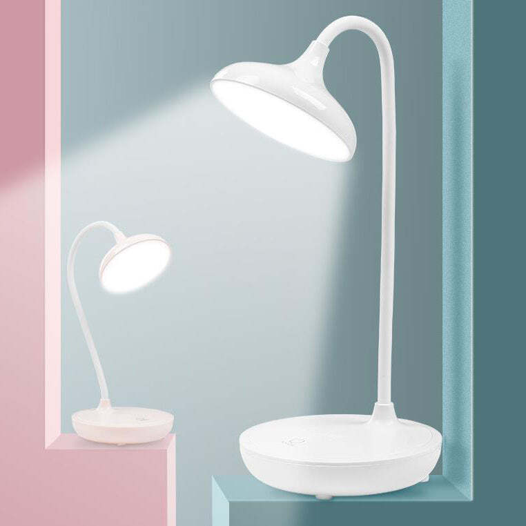 Modern Macaron Touch Multifunctional Rechargeable LED Desk Lamp