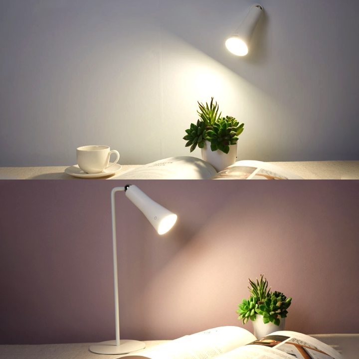 3 In 1 Magnetic Portable Table Lamp - Fully Flexible Lighting & Dimmable Eye Caring LED Lamp